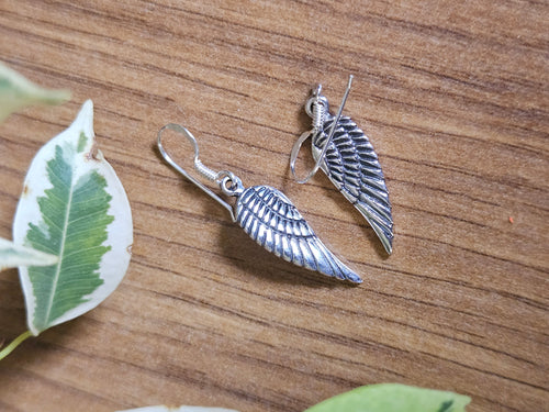 Angel wing Earrings in 925 Silver