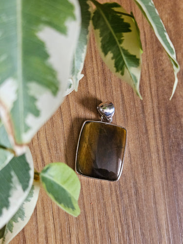 Tigers Eye pendant www.karmaripon.co.uk