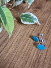 Load image into Gallery viewer, Turquoise Stud Earrings www.karmaripon.co.uk