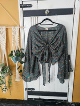 Load image into Gallery viewer, Repurposed Sari Butterfly Top www.karmaripon.co.uk