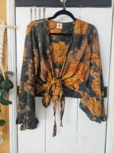 Load image into Gallery viewer, Repurposed Sari Butterfly Top www.karmaripon.co.uk