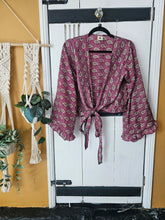 Load image into Gallery viewer, Repurposed Sari Butterfly Top www.karmaripon.co.uk