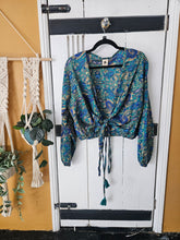 Load image into Gallery viewer, Cuffed Sleeve Butterfly Top www.karmaripon.co.uk