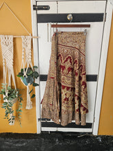 Load image into Gallery viewer, Repurposed Sari Wrap Skirt ww.karmaripon.co.uk