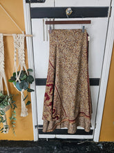 Load image into Gallery viewer, Repurposed Sari Wrap Skirt ww.karmaripon.co.uk
