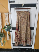 Load image into Gallery viewer, Repurposed Sari Wrap Skirt ww.karmaripon.co.uk