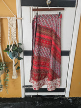 Load image into Gallery viewer, Repurposed Sari Wrap Skirt ww.karmaripon.co.uk