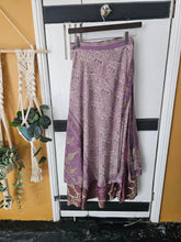 Load image into Gallery viewer, Repurposed Sari Wrap Skirt ww.karmaripon.co.uk