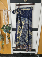 Load image into Gallery viewer, Repurposed Sari Wrap Skirt ww.karmaripon.co.uk