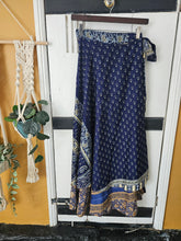 Load image into Gallery viewer, Repurposed Sari Wrap Skirt ww.karmaripon.co.uk
