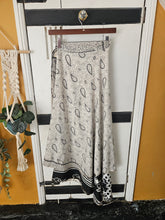 Load image into Gallery viewer, Repurposed Sari Wrap Skirt ww.karmaripon.co.uk