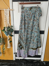 Load image into Gallery viewer, Repurposed Sari Wrap Skirt ww.karmaripon.co.uk