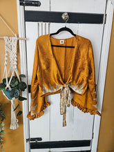 Load image into Gallery viewer, Repurposed Sari Butterfly Top www.karmaripon.co.uk