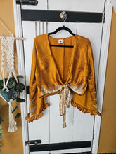 Load image into Gallery viewer, Repurposed Sari Butterfly Top www.karmaripon.co.uk
