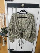 Load image into Gallery viewer, Cuffed Sleeve Butterfly Top www.karmaripon.co.uk