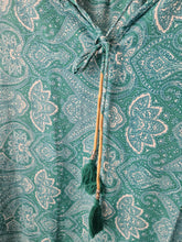 Load image into Gallery viewer, repurposed sari long sleeved shirt www.karmaripon.co.uk