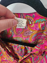 Load image into Gallery viewer, repurposed sari long sleeved shirt www.karmaripon.co.uk