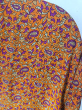 Load image into Gallery viewer, repurposed sari long sleeved shirt www.karmaripon.co.uk