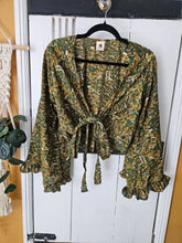 Load image into Gallery viewer, Repurposed Sari Butterfly Top www.karmaripon.co.uk