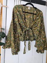 Load image into Gallery viewer, Repurposed Sari Butterfly Top www.karmaripon.co.uk