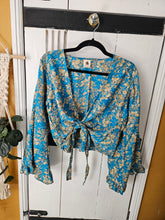 Load image into Gallery viewer, Repurposed Sari Butterfly Top www.karmaripon.co.uk