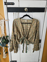 Load image into Gallery viewer, Repurposed Sari Butterfly Top www.karmaripon.co.uk