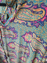 Load image into Gallery viewer, Long Sleeve Repurposed Sari Liya Top www.karmaripon.co.uk