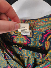 Load image into Gallery viewer, Long Sleeve Repurposed Sari Liya Top UK L 14-16