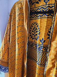 Repurposed Sari Kimono www.karmaripon.co.uk