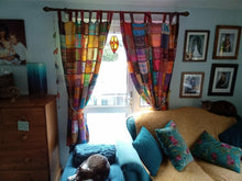 Load image into Gallery viewer, Repurposed Sari Curtains- Single Panel