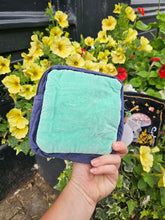 Load image into Gallery viewer, Embroidered Eye Pouch Bag www.karmaripon.co.uk