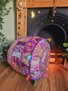 indian pouffe www.karmaripon.co.uk