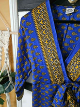 Load image into Gallery viewer, Amrita Boho Frill wrap Dress UK 10-12  www.karmaripon.co.uk