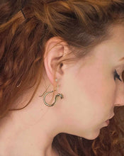 Load image into Gallery viewer, Brass Serpent  Indian Earrings