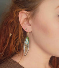 Load image into Gallery viewer, Dragonfly Wing Earrings