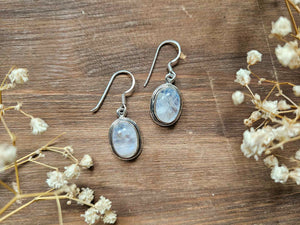 Rainbow Moonstone Earrings www.karmaripon.co.uk