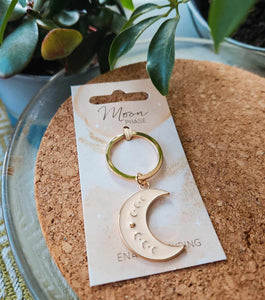 Eye, moon & Moth Key chains