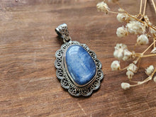 Load image into Gallery viewer, Blue Kyanite Pendant set in 925 Silver