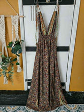 Load image into Gallery viewer, Hema Backless Halter Dress – UK 8–12 www.karmaripon.co.uk