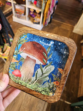 Load image into Gallery viewer, Mushroom wooden trinket tray www.karmaripon.co.uk