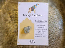 Load image into Gallery viewer, Lucky Crystal Elephants www.karmaripon.co.uk