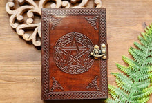 Load image into Gallery viewer, Leather Pentacle Journal