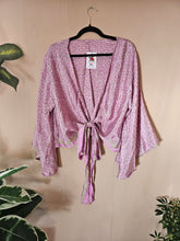 Load image into Gallery viewer, Repurposed Sari Butterfly Top www.karmaripon.co.uk