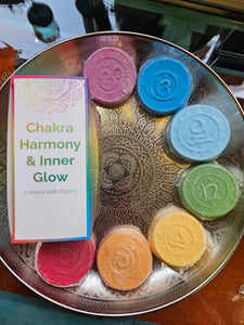 Chakra Bath bomb Set www.karmaripon.co.uk
