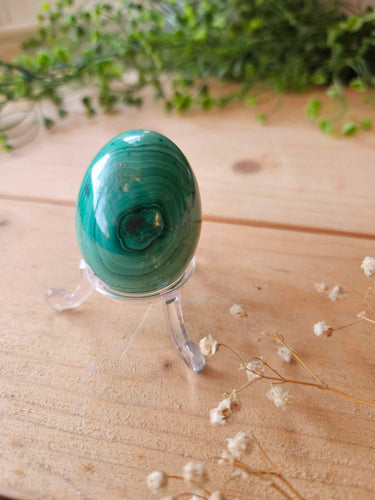 Malachite Egg www.karmaripon.co.uk