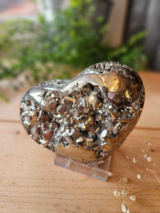 Pyrite Heart www.karmaripon.co.uk