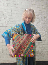 Load image into Gallery viewer, Large Patchwork Tote Bag www.karmaripon.co.uk