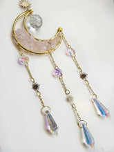 Load image into Gallery viewer, Crystal Moon Suncatchers www.karmaripon.co.uk