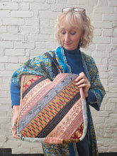 Load image into Gallery viewer, Large Patchwork Tote Bag www.karmaripon.co.uk