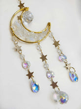 Load image into Gallery viewer, Crystal Moon Suncatchers www.karmaripon.co.uk